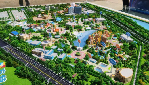 Building is underway for Xuzhou Fantawild theme park