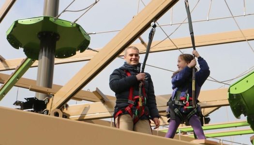 Innovative Leisure extend high ropes course at Universe Park, Denmark