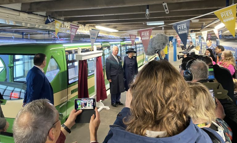 A Royal approval as Severn Lamb trains premier at Southend Pier