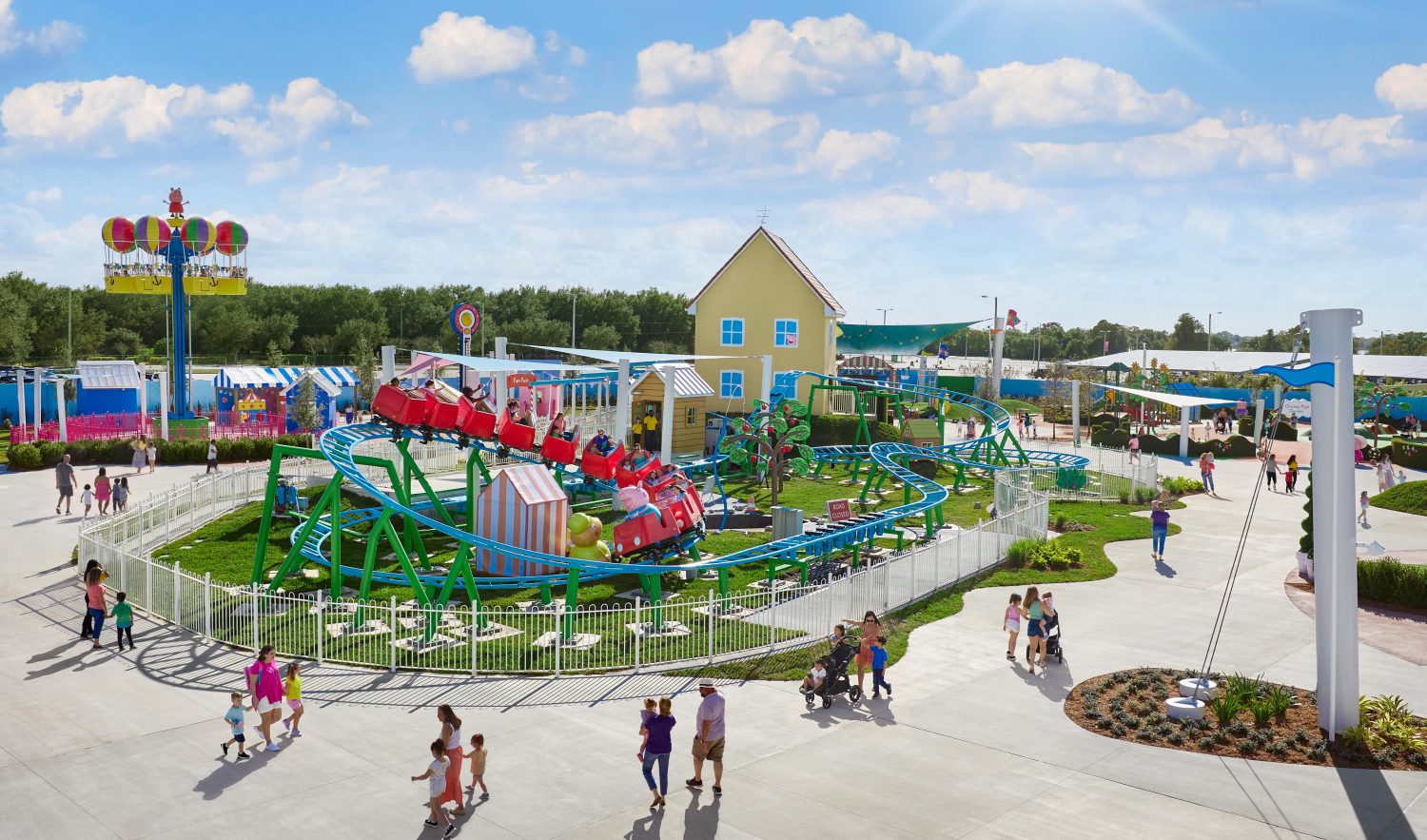 Daddy’s Pig Roller Coaster debuts at Peppa Pig Theme Park