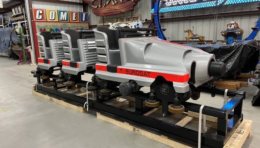Mack Rides and Europa-Park donate Eurosat Ride Vehicle to National Roller Coaster Museum