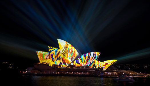 TDC delivers largest deployment of laser projector technology for Vivid Sydney event