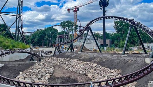 New attraction in action at Parc Astérix in 2023
