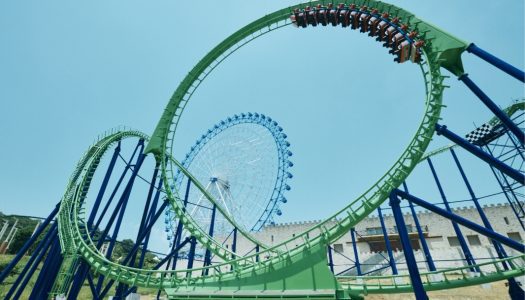 Largest vertical loop roller coaster opening in Japan