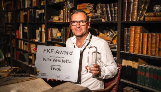Tivoli gain recognition with award for Villa Vendetta project