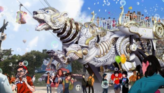 Marine and Land Mecha Behemoth Parade opens at Shanghai Haichang Ocean Park