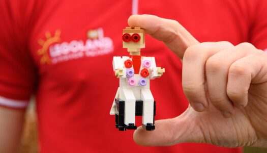 Legoland Windsor creates dazzling Glastonbury Lego miniature festive