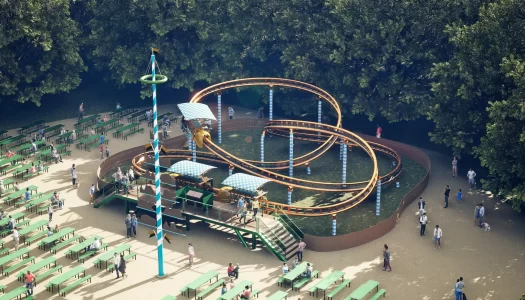 Maurer Rides create novel beer garden roller coaster