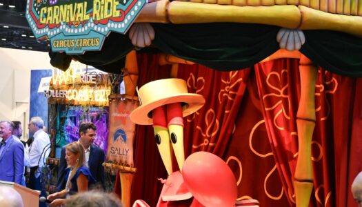 Sally reveals Mr. Crabs animatronic for SpongeBob’s SquarePants Crazy Carnival dark ride
