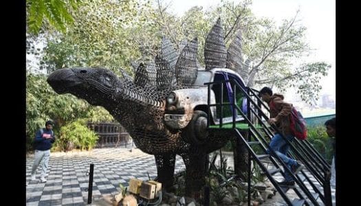 Dinosaur themed Sarai Kale Khan opens
